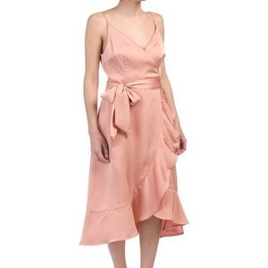 Cooper St Marilyn Satin Wrap Dress